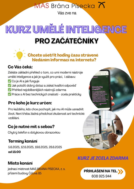 Kurz umělé inteligence (AI) pro začátečníky - Čížová